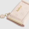 Pink Monogram Metal Corner Purse