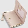 Pink Monogram Metal Corner Purse