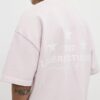 Pink Oversized Fit Lisiere Studios T-Shirt