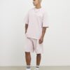 Pink Oversized Fit Lisiere Studios T-Shirt