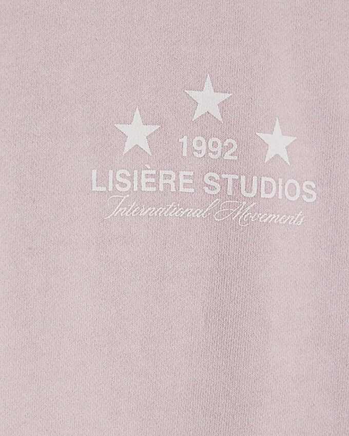 Pink Oversized Fit Lisiere Studios T-Shirt