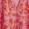 Pink Palm Tree Printed Blouse