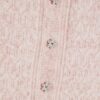 Pink Puff Sleeve Cardigan