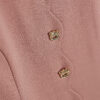 Pink Short Sleeve Scallop Trim Mini Dress
