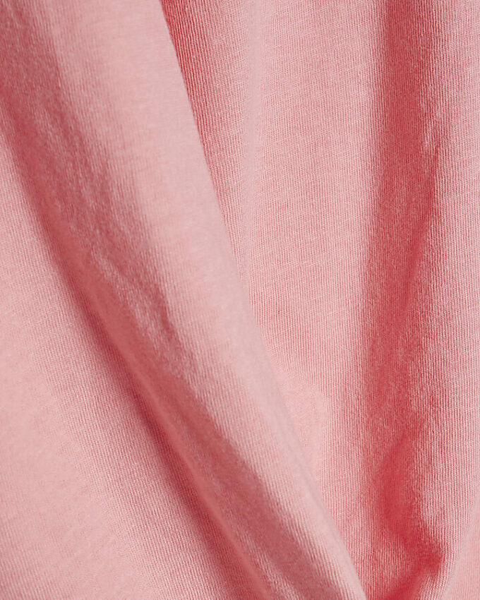 Pink Short Sleeve Twist Front T-shirt