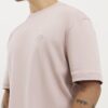 Pink Slim Fit MCM Embroidered T-Shirt