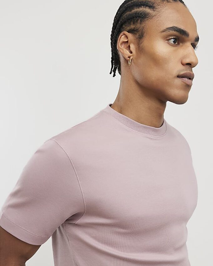 Pink Slim Fit T-Shirt