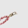 Pink Stone Beaded Phone Chain