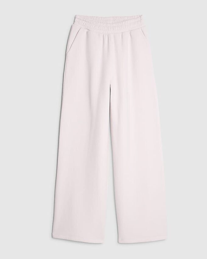 Pink Wide Leg Joggers