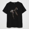 Plus Black Bow Graphic T-shirt