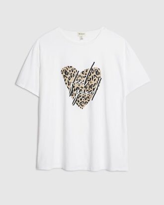 Plus White Feel Good T-Shirt