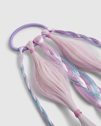 Purple Mermaid Fake Hair Pony