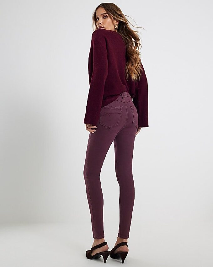 Purple Skinny Jeans