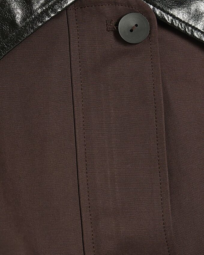 Red Batwing Sleeve Barn Jacket