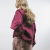 Red Embellished Ma Cherie Sweatshirt