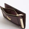 Red Embossed RR Monogram Print Purse
