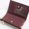 Red Embossed RR Monogram Print Purse