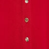 Red Longline Structured Cardigan