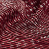 Red Plisse Paisley Print Neck Scarf