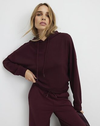 Red Premium Long Sleeve Hoodie