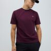 Red Slim Fit Textured T-Shirt