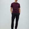 Red Slim Fit Textured T-Shirt