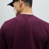 Red Slim Fit Textured T-Shirt