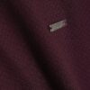 Red Slim Fit Textured T-Shirt