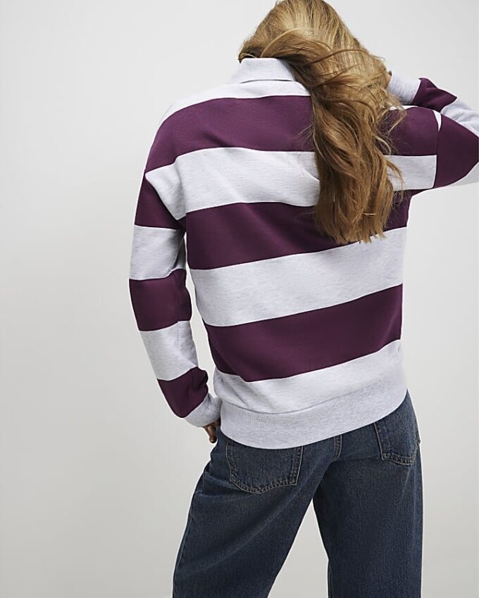 Red Stripe Colorado Rugby Sweatshirt