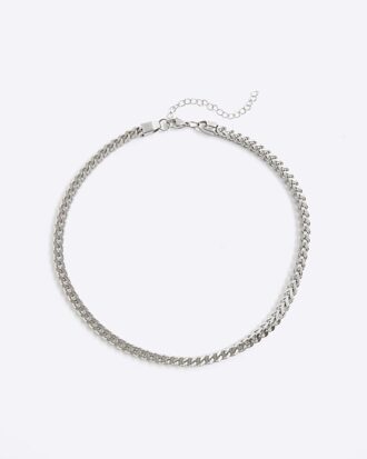 Silver Chunky Chain Necklace