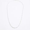 Silver colour chain necklace