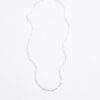 Silver colour chain necklace