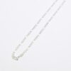 Silver colour chain necklace