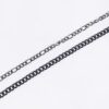 Silver colour multirow chunky necklace