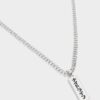 Silver Japanese Tag Necklace