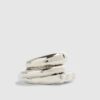 Silver Pack Of 5 Rings