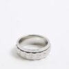 Silver Stainless Steel Chain Ring
