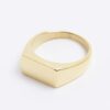 Silver Steel Chunky Ring