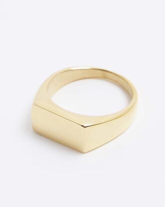 Silver Steel Chunky Ring