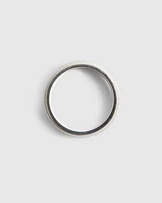 Silver Steel Spinner Rings
