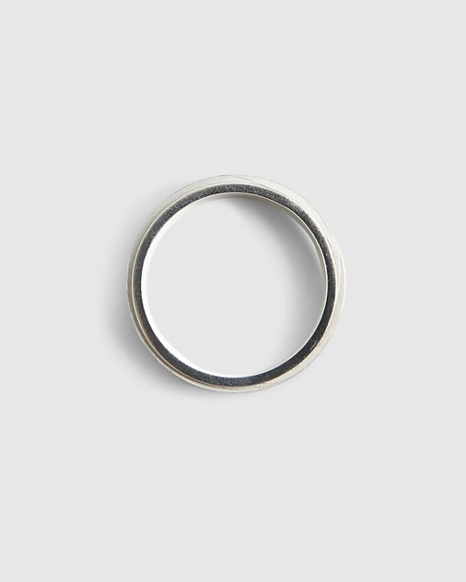 Silver Steel Spinner Rings