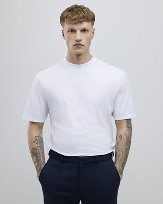 White 3 Pack Regular Fit Stripe T-Shirt