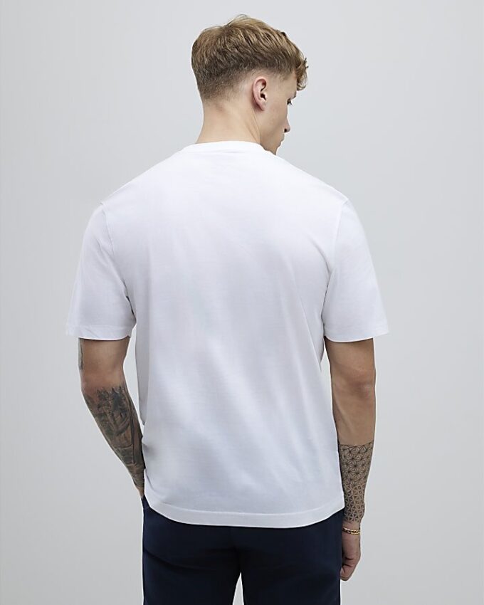 White 3 Pack Regular Fit Stripe T-Shirt