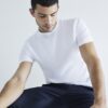 White 3 Pack Short Sleeve Slim Fit T-Shirt