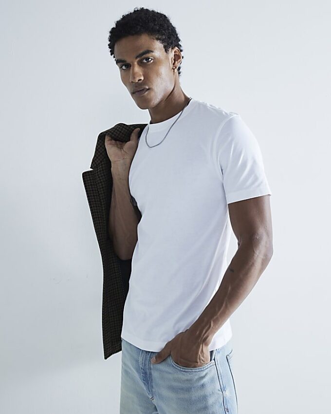 White 3 Pack Slim Fit T-Shirt