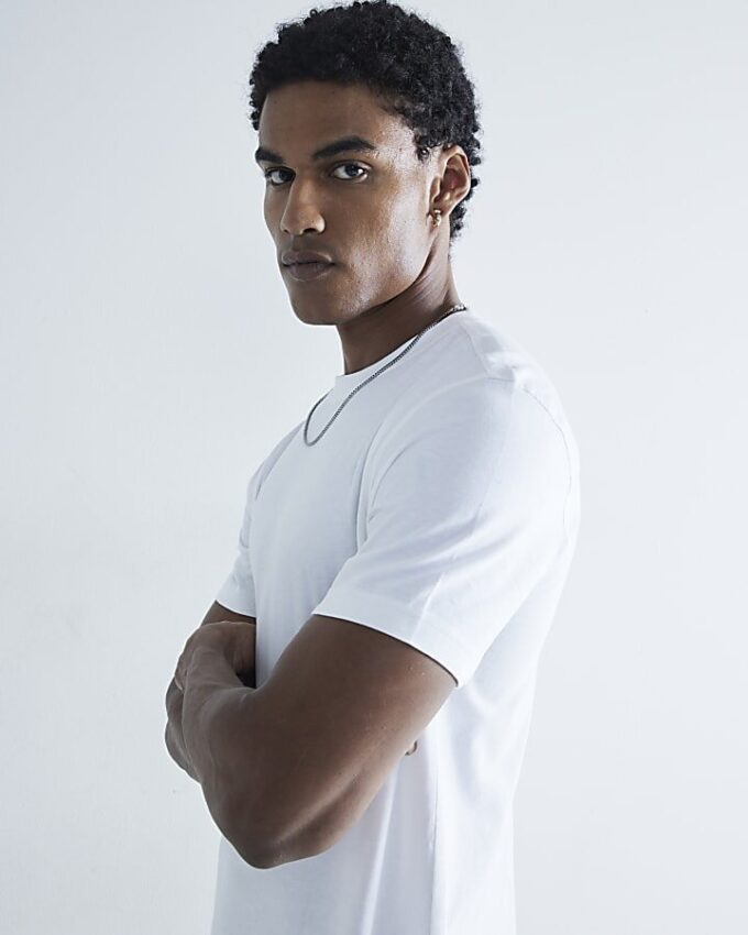 White 3 Pack Slim Fit T-Shirt