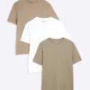 White 3 Pack Slim Fit T-Shirt