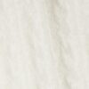 White Long Sleeve Cable Knit Fitted Top
