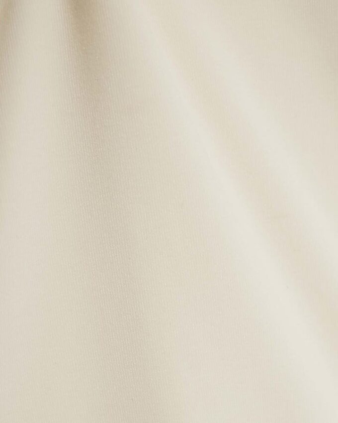 White Long Sleeve Roll Neck Top