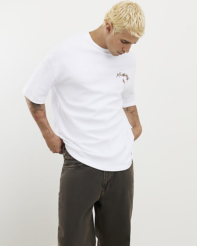 White Montpellier Floral T-Shirt